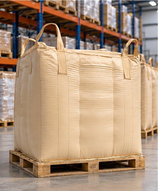 AI-staged Q-Bag application concept for storage and transport