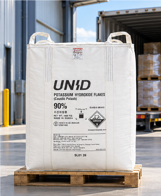 AI-staged UN FIBC application concept for dangerous-goods transport